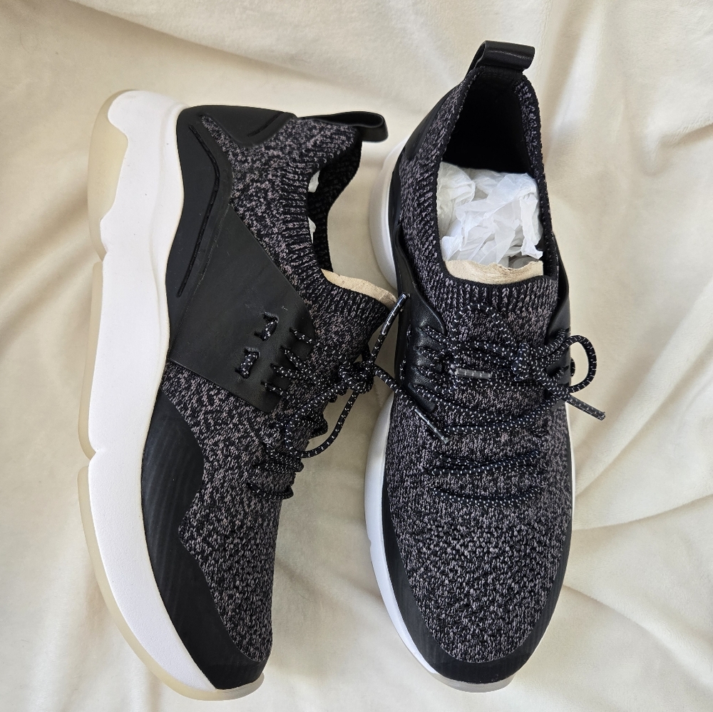 COLE HAAN ZeroGrand Womens All day trainer Sneaker Shoes W13347 Black Gray 7.5